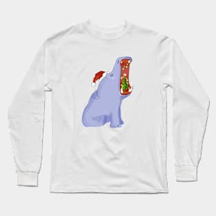 I want a hippopotamus for christmas Long Sleeve T-Shirt